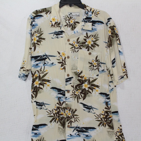 Men's Hawaiian Shirt L/XL - Picture 1 of 3